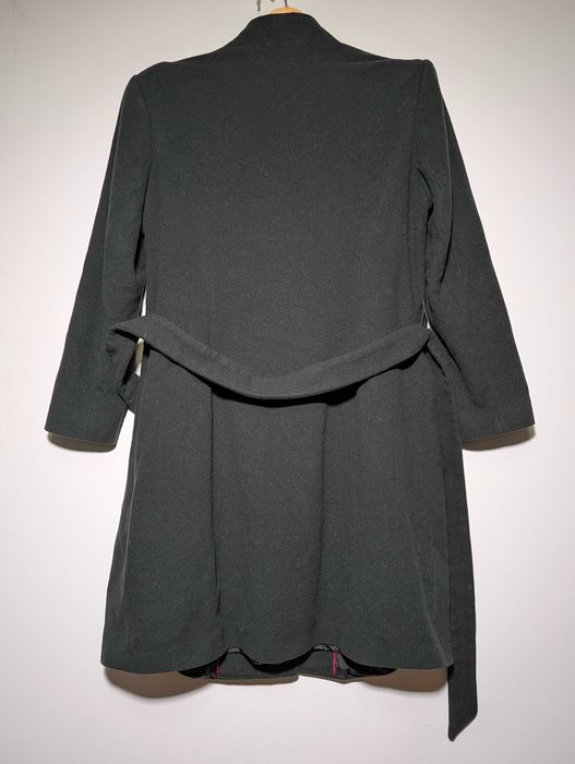 Palton damă verde Daniel Hechter, lână, cașmir, 42, elegant, clasic