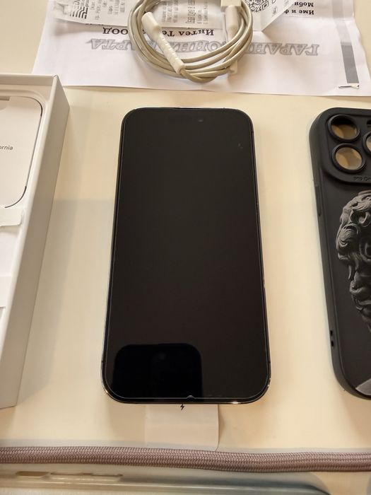 КАТО НОВ! iPhone 14 Pro 256 GB Deep Purple 84% Battery Health