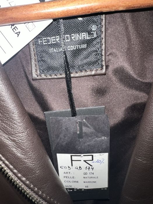 Geaca biker crop noua, stil Manokhi,  piele naturala