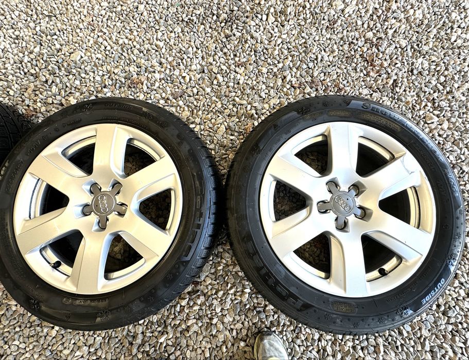 Джанти 17 от AUDI, 5х112, 7.5J, ET37, с гуми 225/55