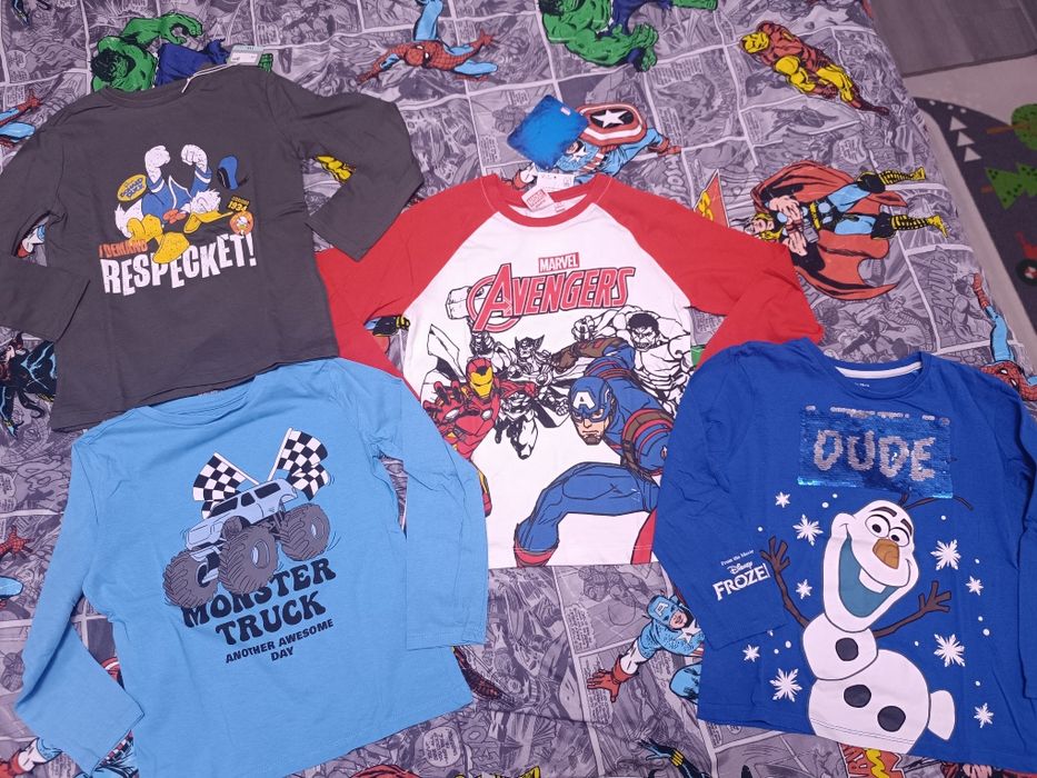 Lot bluze băiat 116 cm