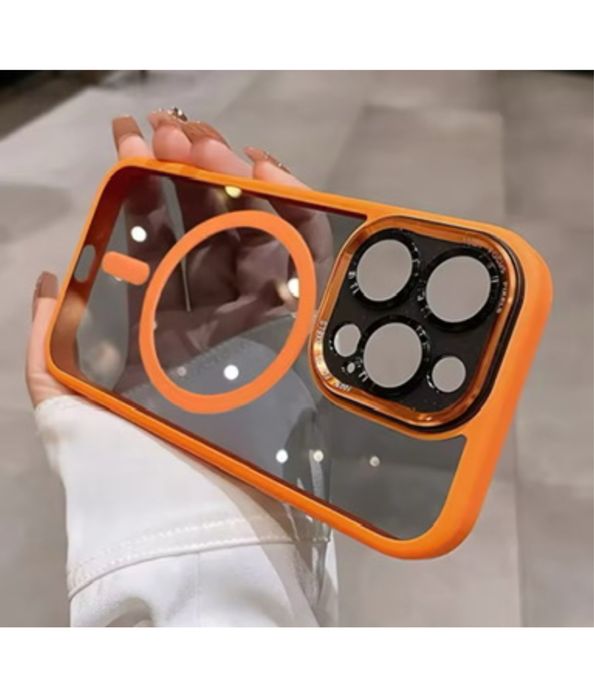 Iphone 16 17 / PRO / PLUS / PRO MAX - Husa Magsafe Hybrid Lucioasa