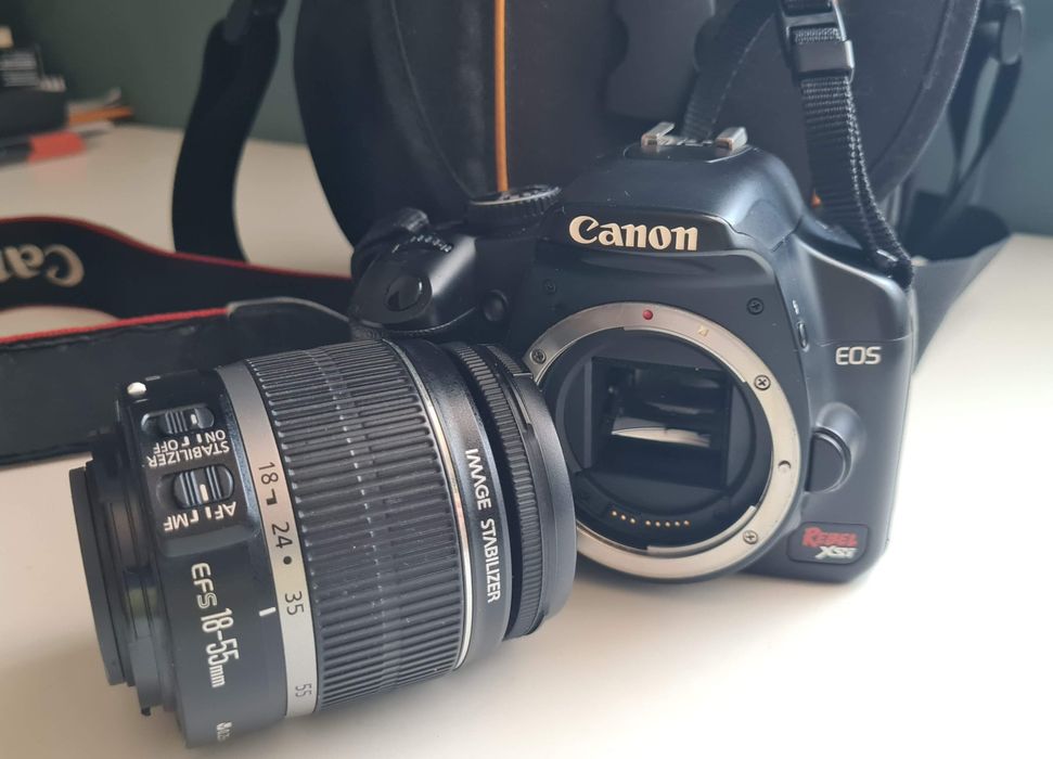 Aparat foto Canon EOS 450D + Obiectiv Canon EF-S 18–55mm IS – Stare im