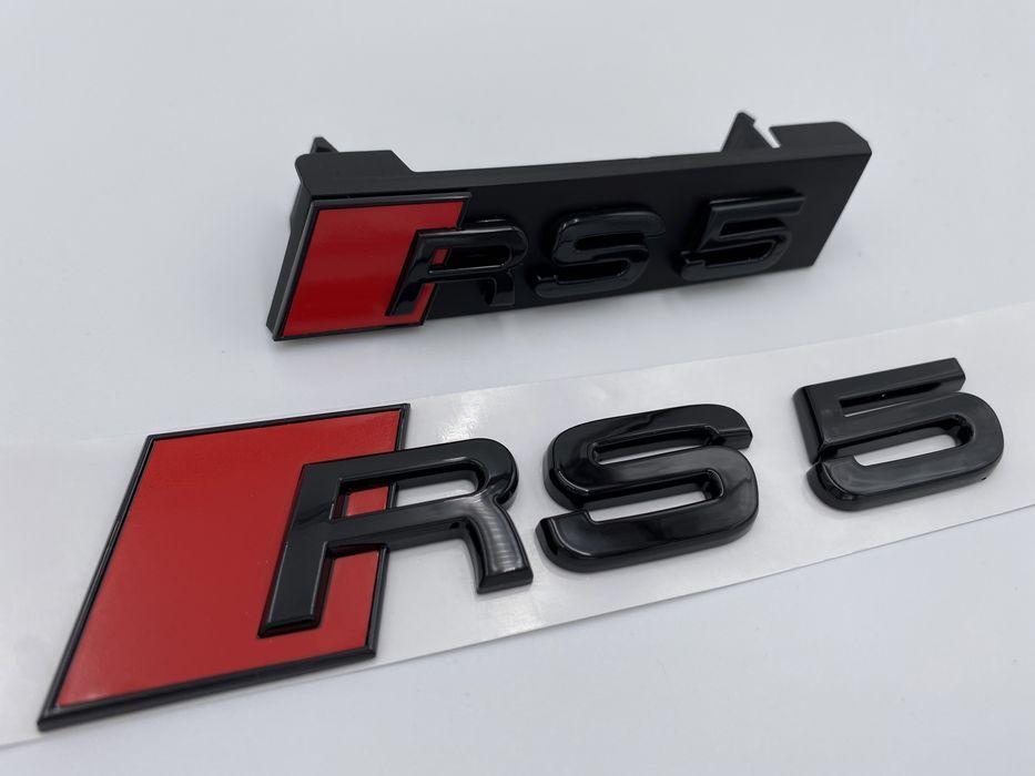 Set embleme Audi RS 5 negru