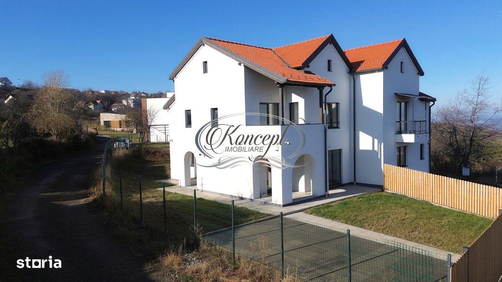 Duplex modern Feleacu cu vedere panoramica spre Cluj