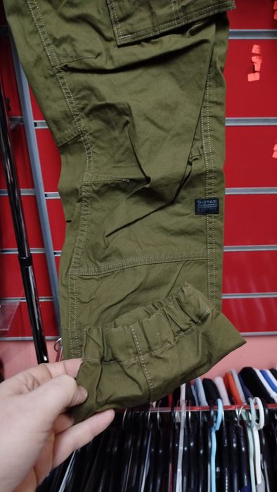 Оригинален панталон G-Star Raw Cargo W34 , W36  нов мъжки зелен