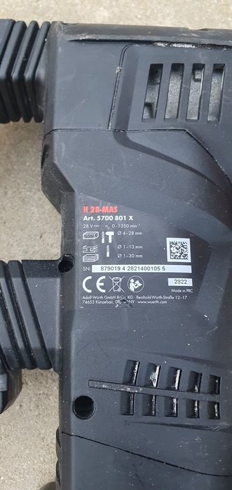 Rotopercutor Wurth H 28-MAS