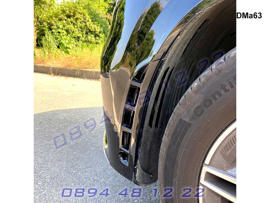 Тунинг Добавка Сплитер Предна Броня Mercedes GLE W167 Мерцедес ГЛЕ