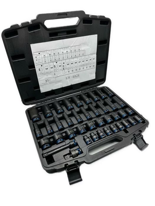 Ударни вложки професионални 1/2” 40 части в куфар KRAFTWELLE