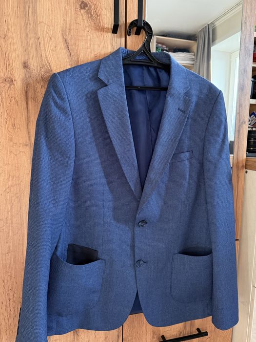 Мужской синий пиджак