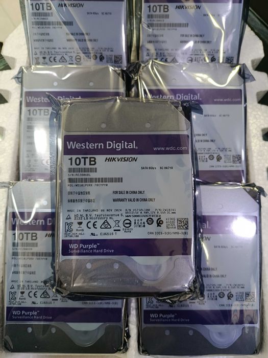Жёсткий диск WD Purple 10 TБ