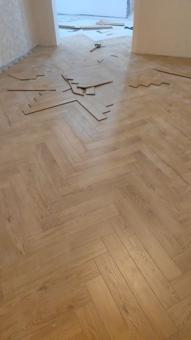 Ламинат установка дверей гипсокартон малярный работы любой  виды работ