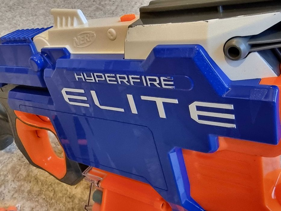 Mitraliera automata, pusca, pistol NERF Hyperfire Elite 60cm