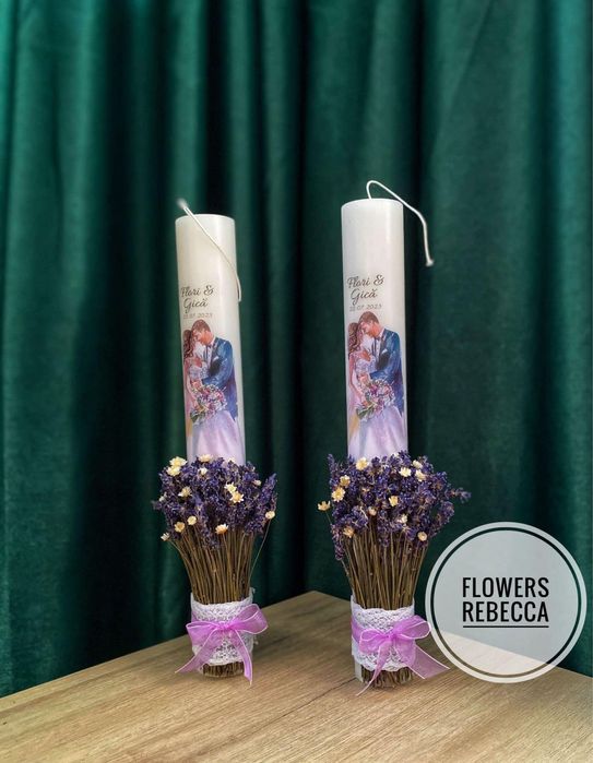 Lumanari ceara personalizate Nunta Botez Cununie Buchet Mireasa Nasa