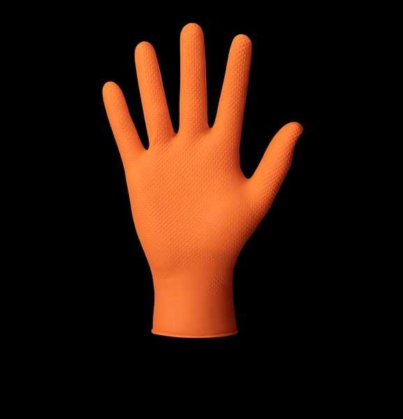 Manusi Nitril texturate Mercator GoGrip Orange pt mecanica