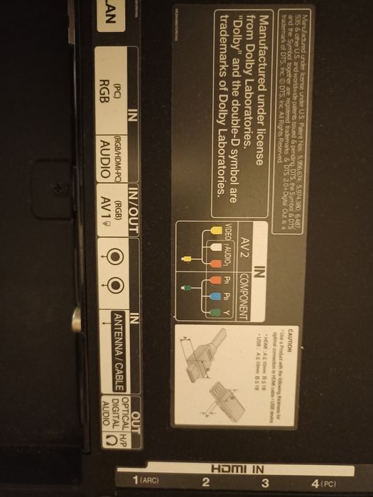 Телевизор LG на запчасти