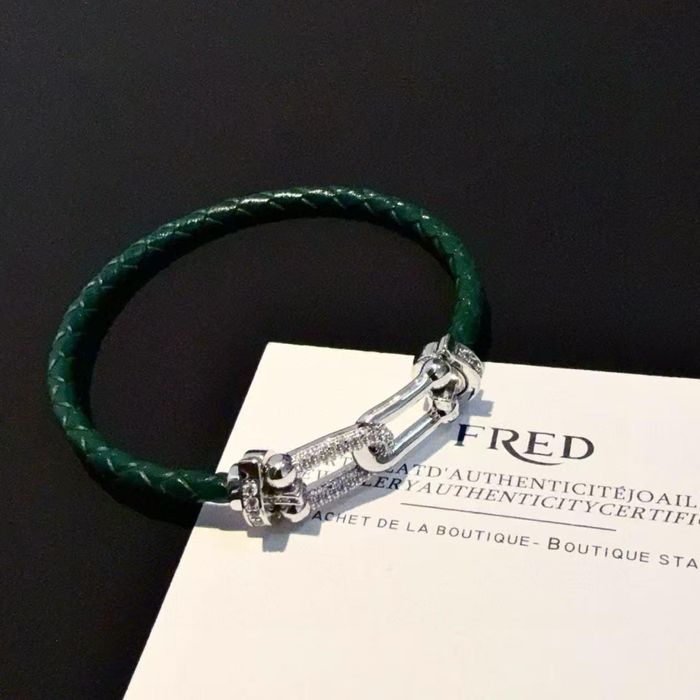 Bratara Fred, placata aur 18k