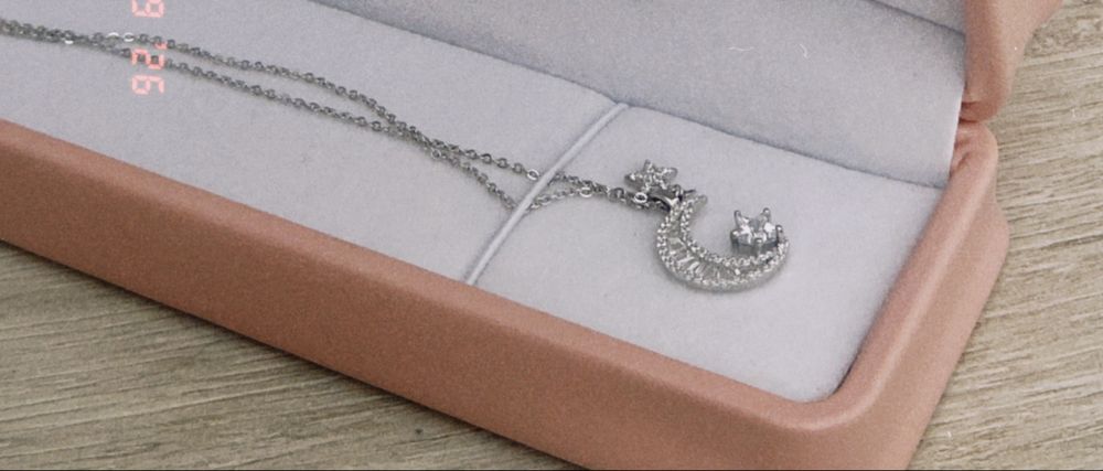 Цепочка серебро 925 пробы. Камни: фионит