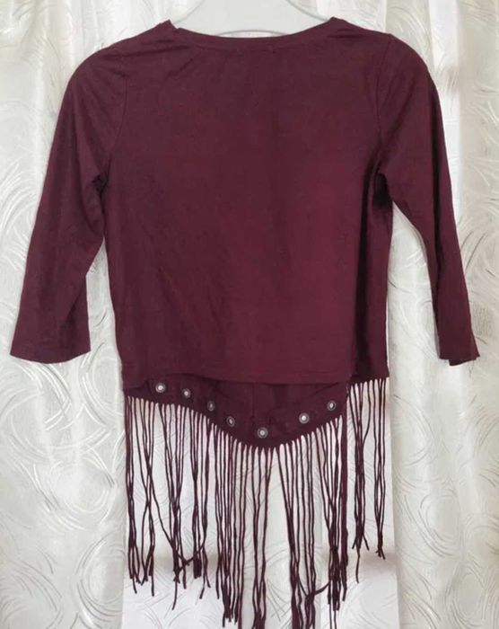 Bluza Bershka cu franjuri XS