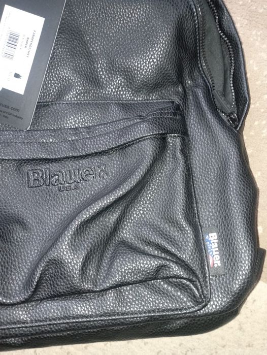 Rucsac piele neagră /BLAUER..original(USA)nou
