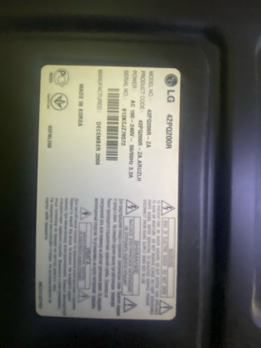 Телевизор  Элджи на запчасти