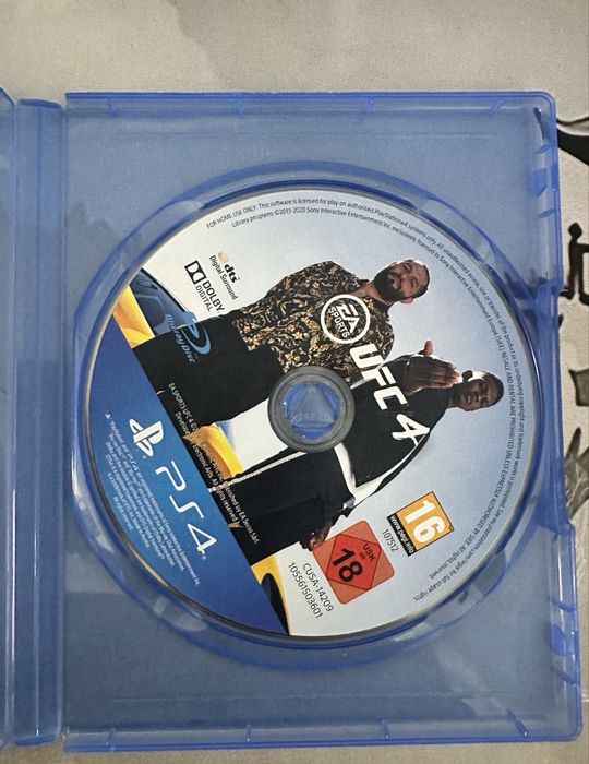 Продам диск ufc 4 ps4