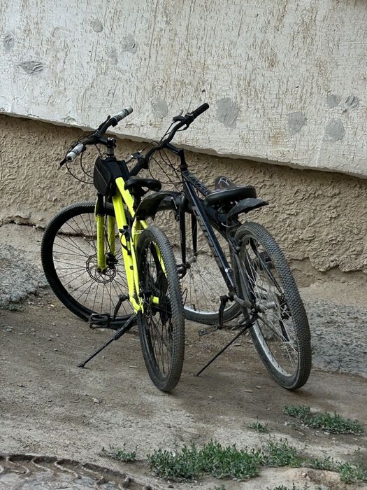 велосипед жёлтый