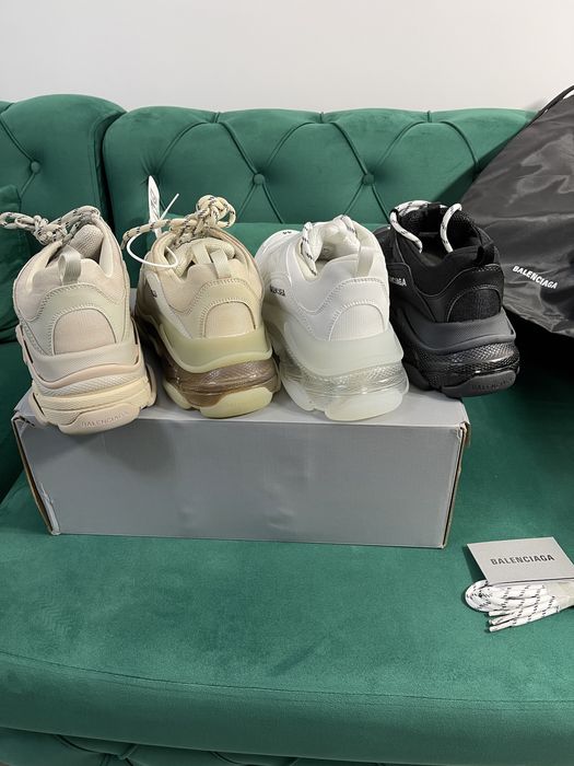 Adidasi Balenciaga Triple S Premium piele naturala Full Box
