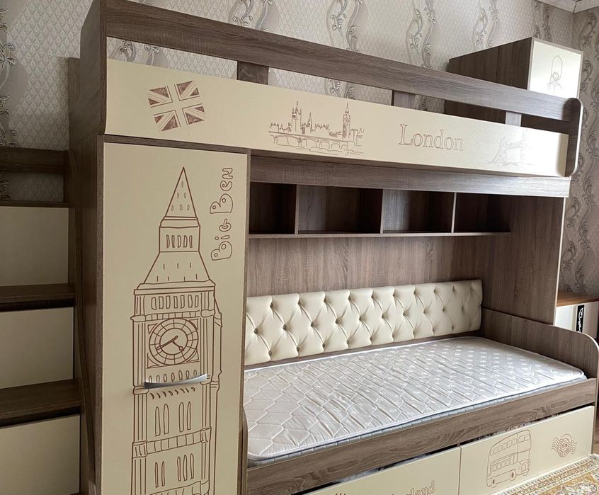 Продается двухъярусная кровать! Детский!!!