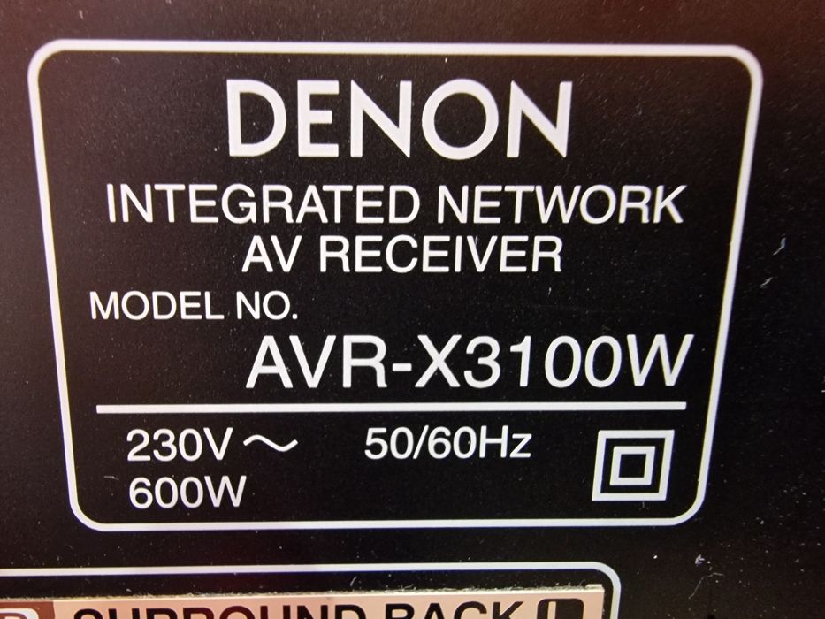 Denon Avr-x3100 Receiver