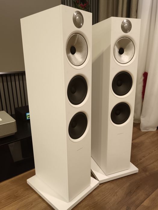 Boxe podea Bowers & Wilkins 603 S2 Anniversary Edition albe