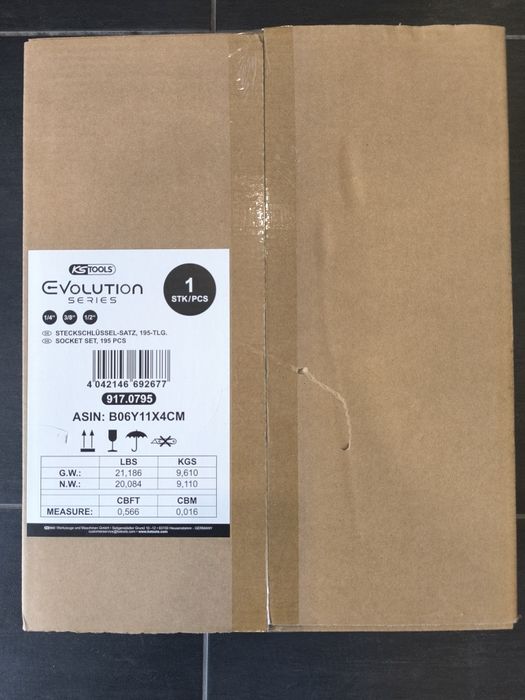 EVOLUTION 917.0795 Ks Tools Комплект ИНСТРУМЕНТИ ГЕДОРЕ 195 части