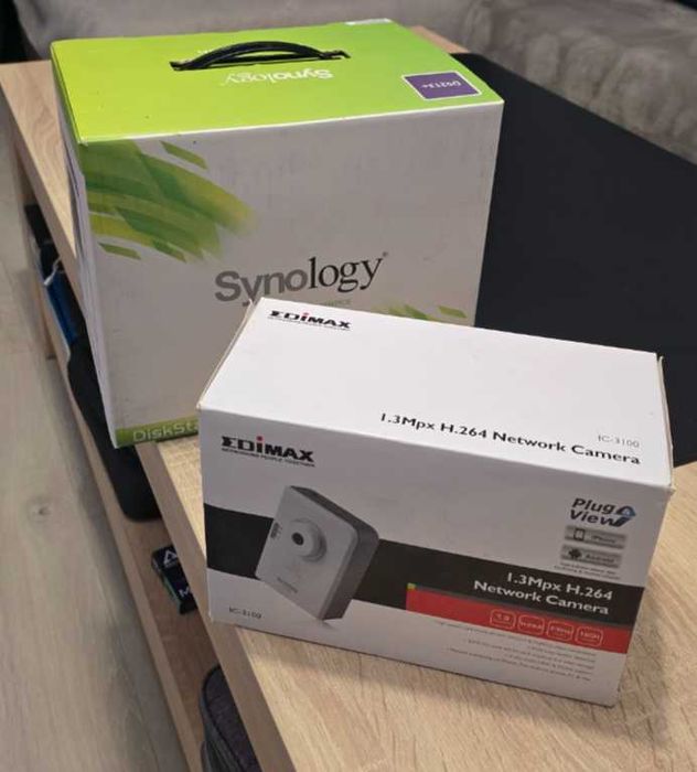 Synology NAS DS213+, 2 HDD 1TB, Camera EDIMAX 1.3 Mpx IC-3100