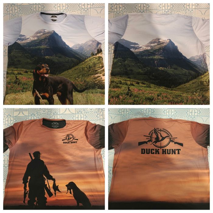 Лот от мъжки тениски (лов и риболов)