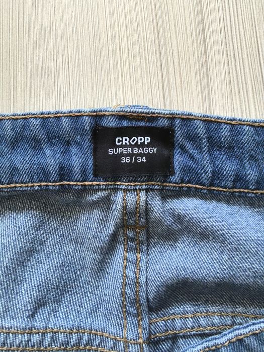 Denim Blue Super Baggy Jeans 36/34