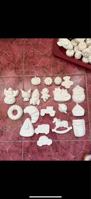 Гипсовые раскраски для детей, фигурки