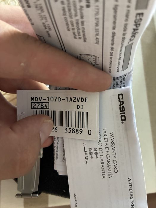 Casio MDV часы оригинальные