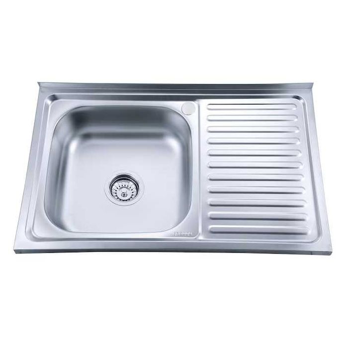 Chiuveta bucatarie Freddo SN8001S, montaj pe masca, cuva pe stanga,