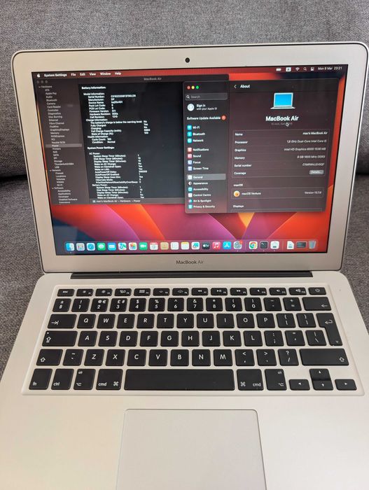 MacBook 13'' Air 2015, i5, 8GB RAM, 128 GB SSD