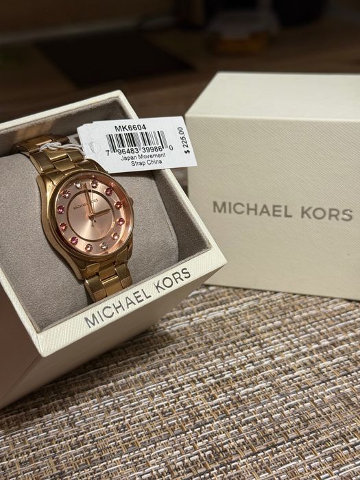 Дамски часовник Michael Kors MK6604, благородна стомана, розово злато