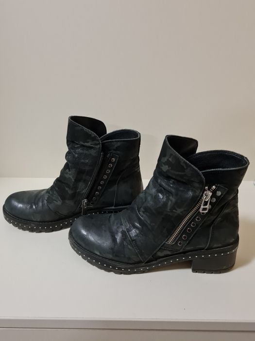 Боти от естествена кожа на GiAnni