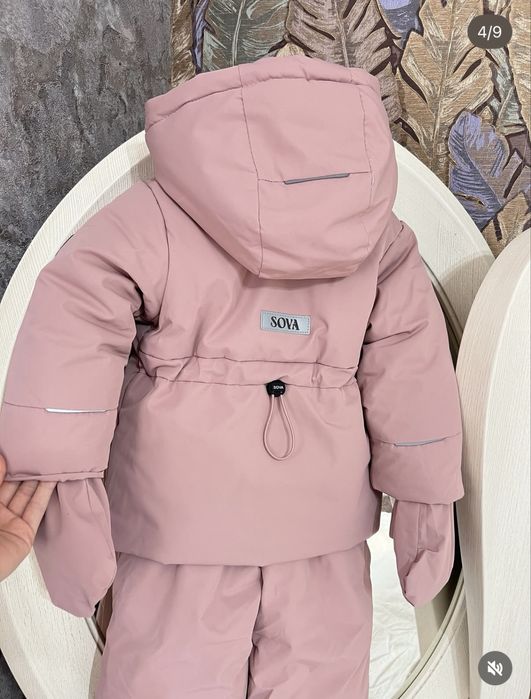 Теплый зимний комплект для девочки