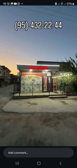 6*4 lik juda sifatli ko'chma do'kon