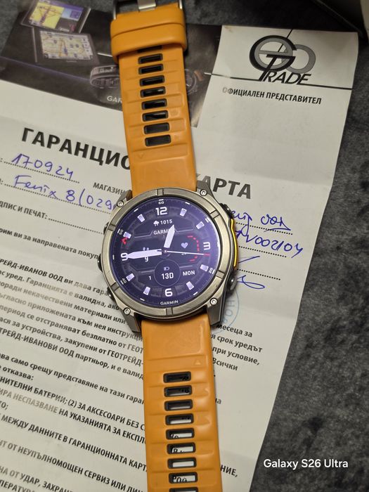 Garmin Fenix 8 51mm Sapphire Amoled