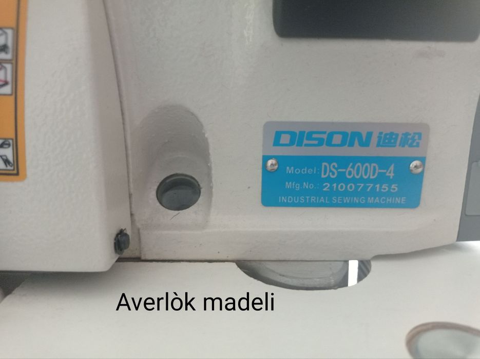 Tikuv mashinasi Dison. Averlo