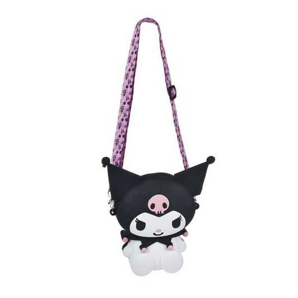 Силиконова чантичка Mercado Trade, За момичета, Черен-Бял