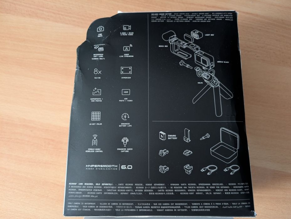 GoPro 12 Black Creator's Kit Vlogging  - 5.3k60, 24.7MP, HyperSmooth 5