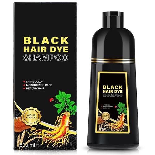 Black hair shampoo - erkaklar va ayollar uchun
