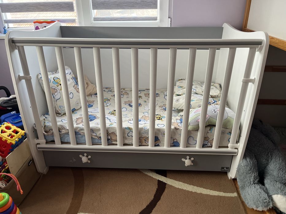 Бебешко креватче за матрак 120/60 + мартак