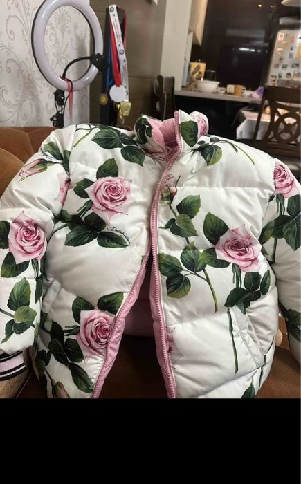 Куртка пуховик для девочки Dolce & Gabbana (оригинал)